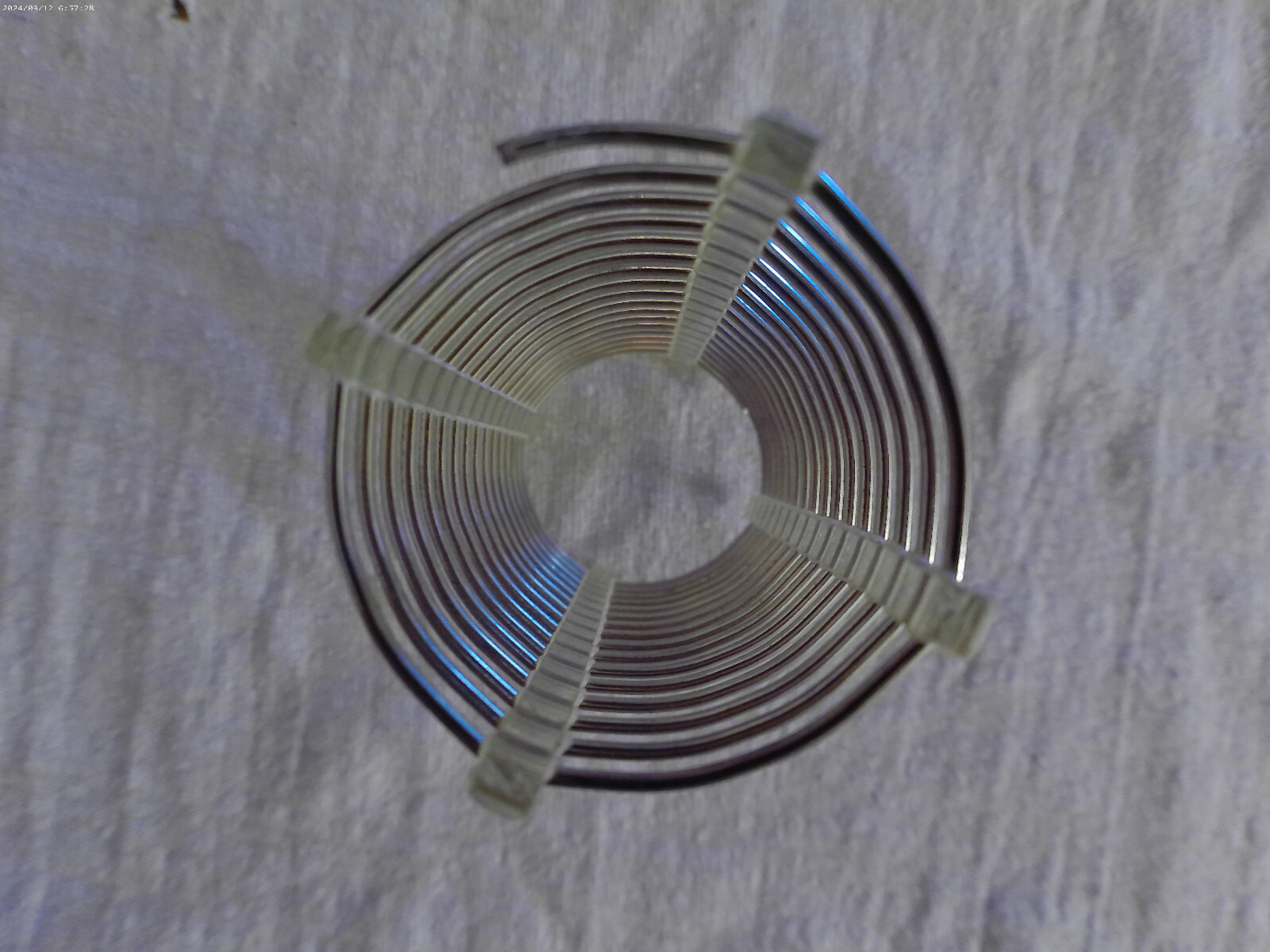 B & W Air Inductor approx. 5uh 14 Gauge wire 50 x 100mm