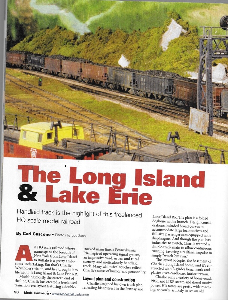 Model Railroader Aug.2012 Mountain Layout Multi Deck Oil Refinery Tunnel Portal