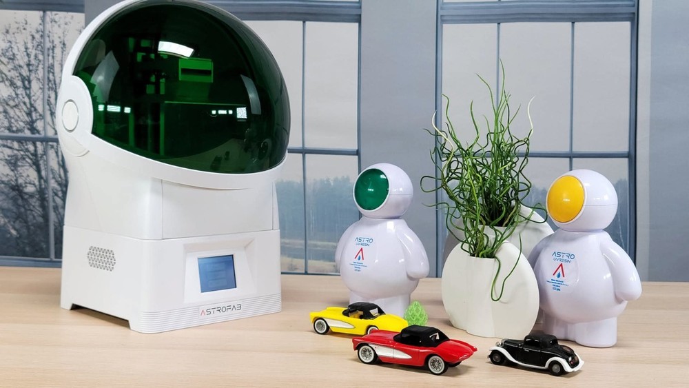NEW AstroFab Nebulae Green MSLA High Resolution 3D Printer!