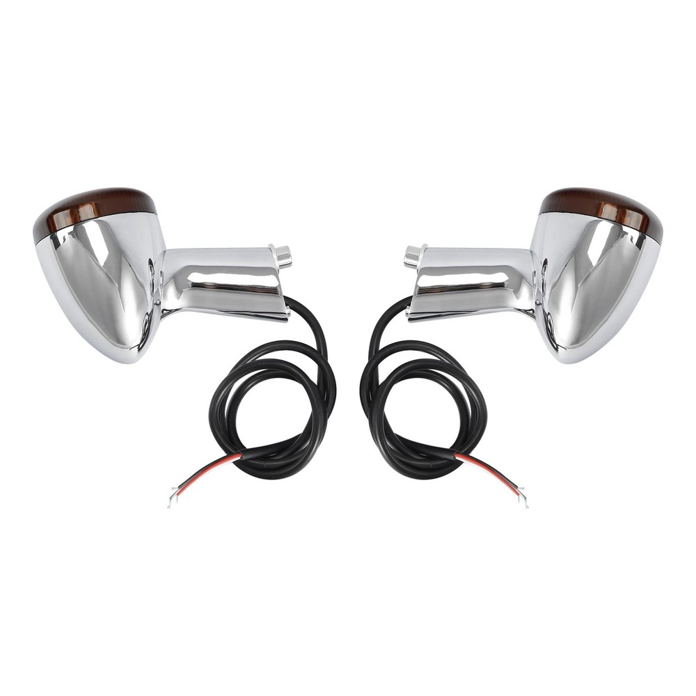 Chrome Rear Turn Signals LED Light
