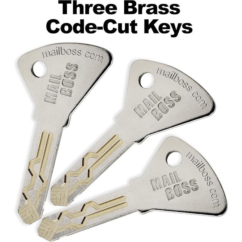 USPS Approved Locking Mailbox Security Parcel Drop Anti-Pry Steel Construction