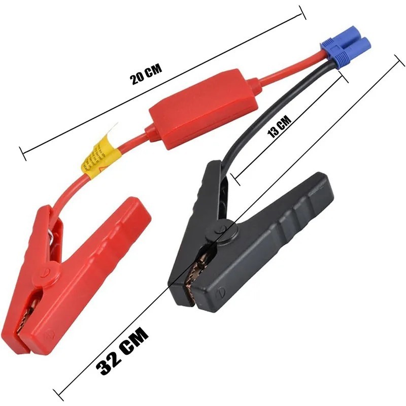 Jumper Cable EC5 Connector Alligator Clamp Booster Battery for Car Jump Starter