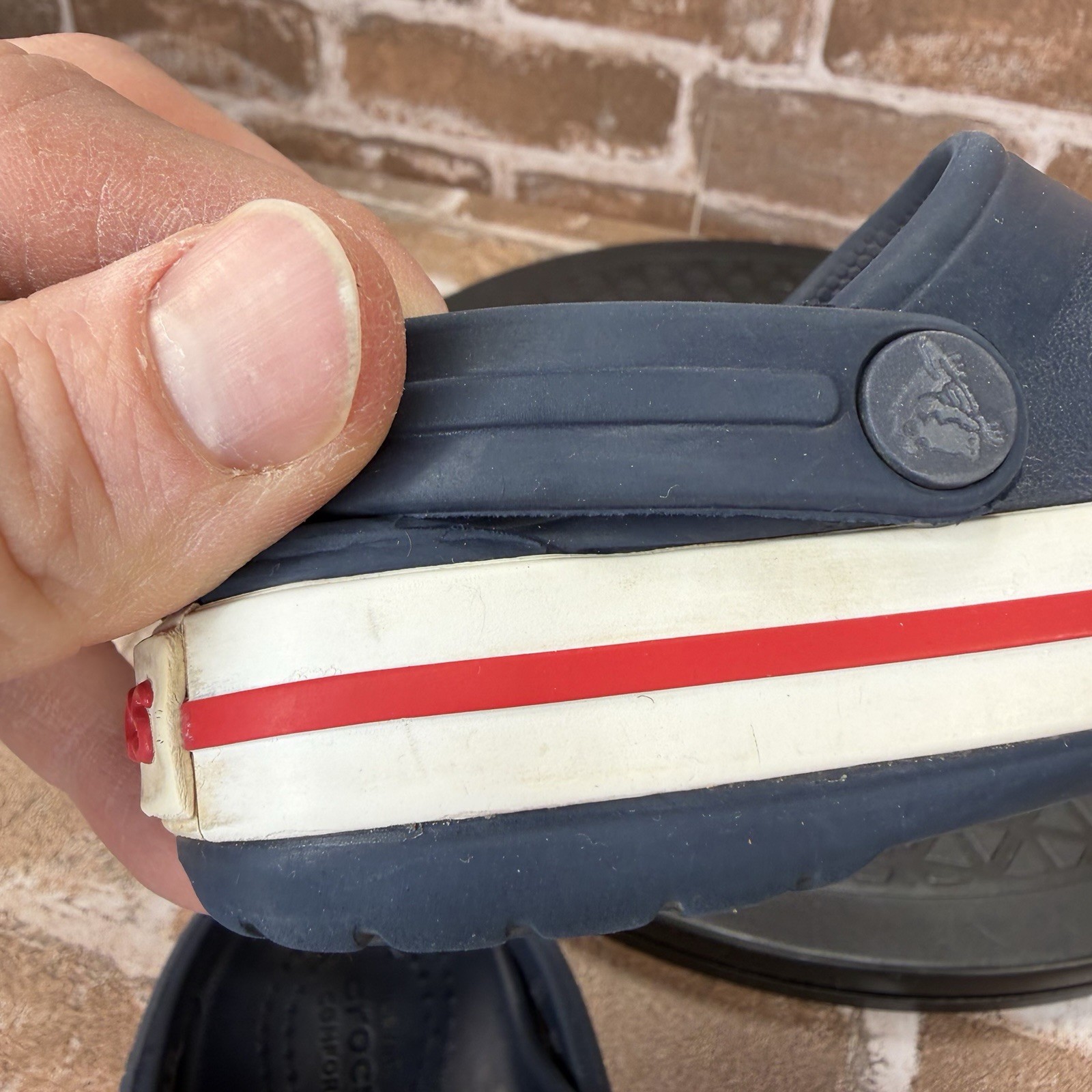 Crocs Classic Navy Blue Slip On Comfort Clogs Boys Toddler Size C8