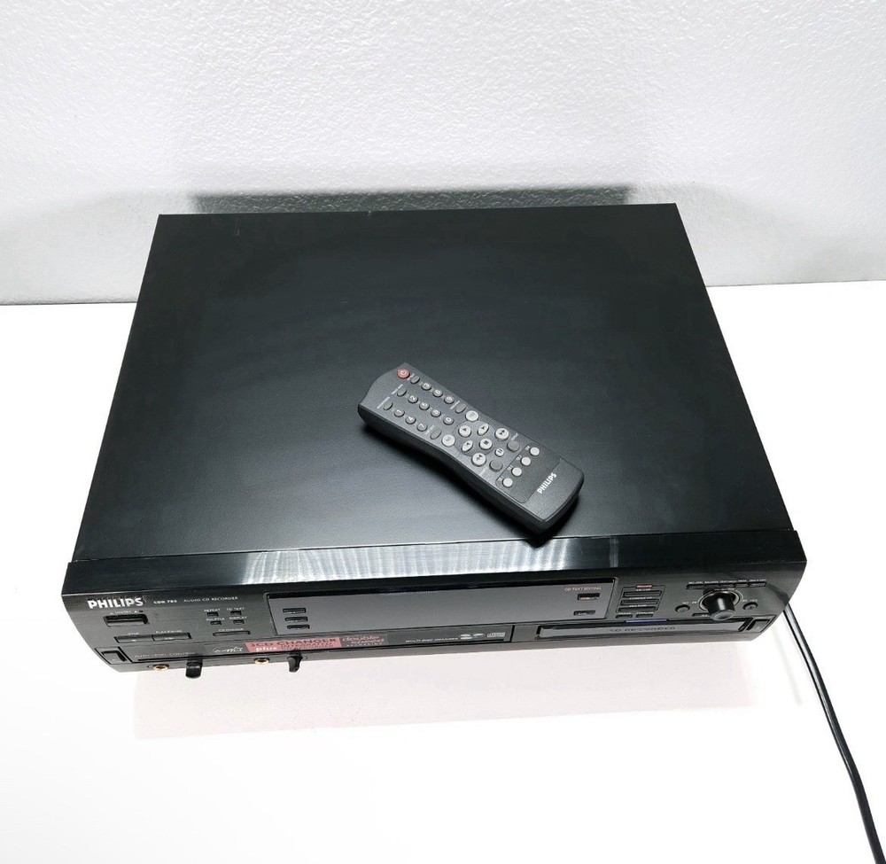Philips 3-CD Changer CD-R Integrated Speed Dubbing Audio CD Recorder Open Box!!