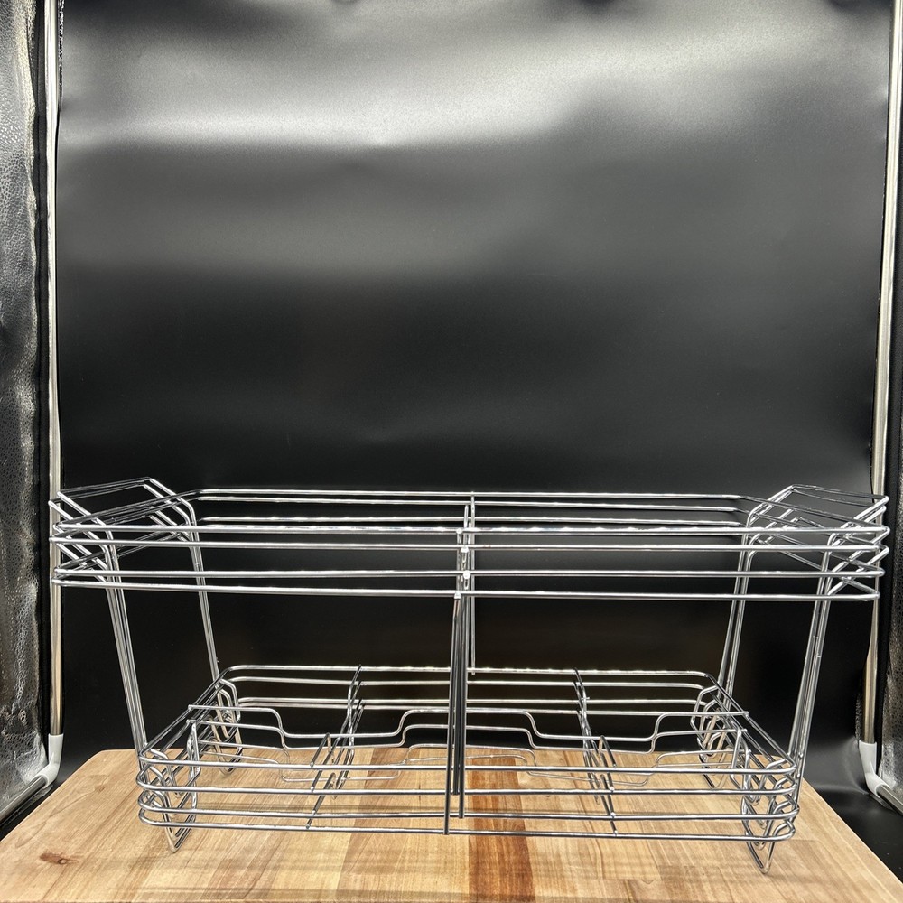 Wire Chafing Aluminum Stand Buffet Dish Warmer Rack 4 Pack Full Size