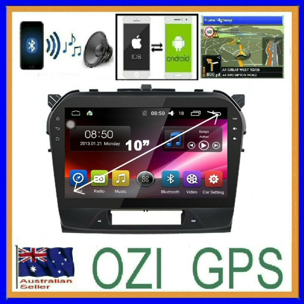 SUZUKI VITARI 2015+ GPS WIRELESS APPLE CARPLAY ANDROID AUTO CAMERA DVR DAB+ TPMS