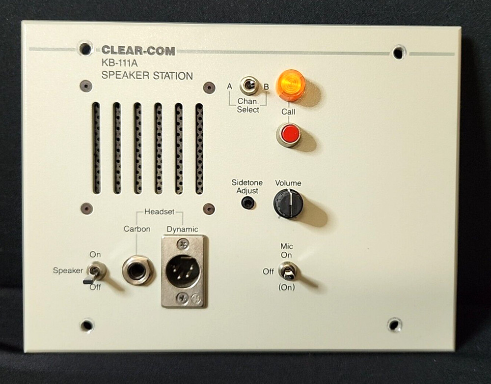 Clear-Com KB-111A Speaker Station
