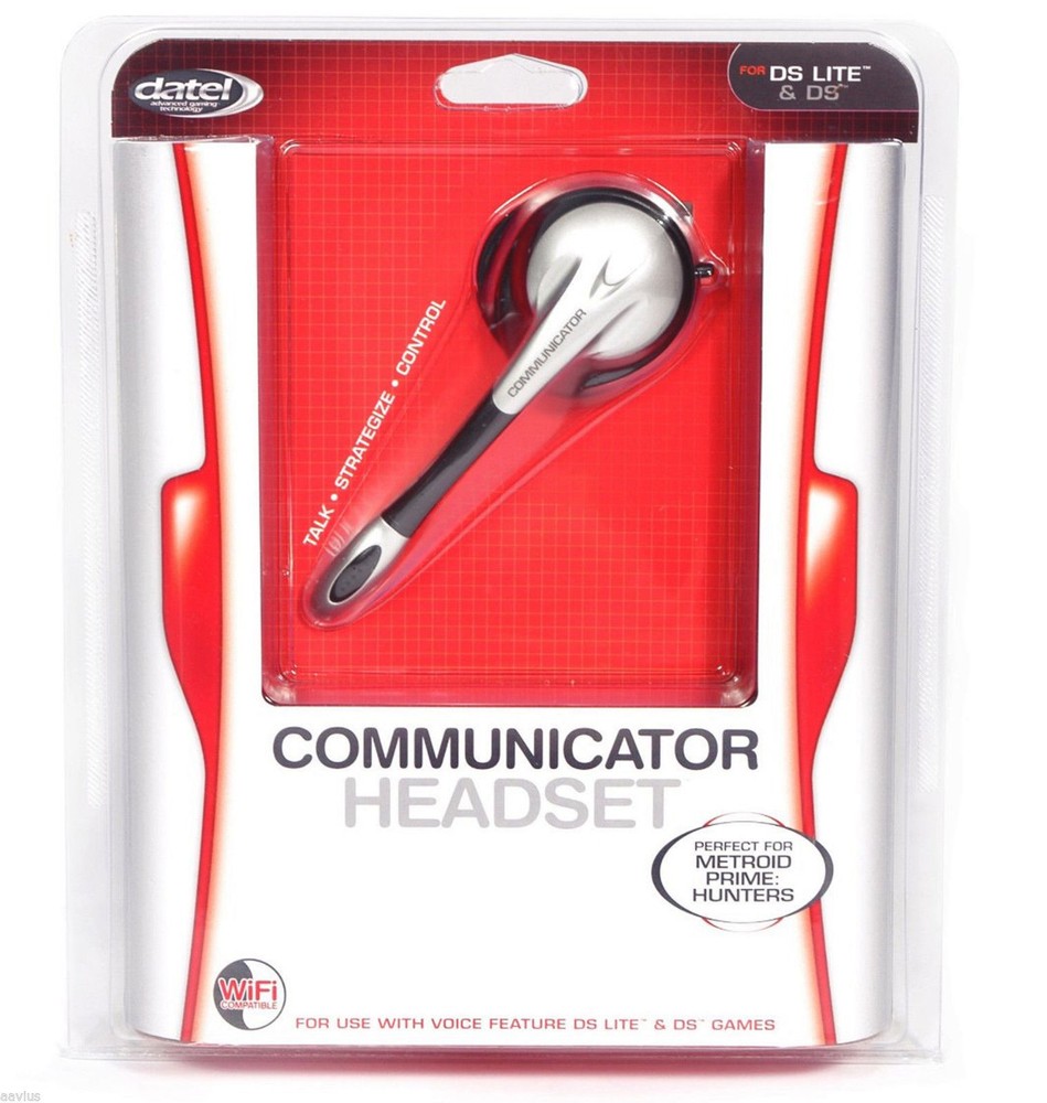 Gaming Communicator Headset w/Mic For Talk voice Control for DS Lite & DS Wifi