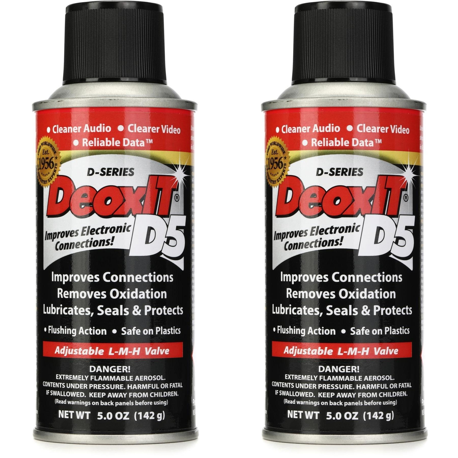 CAIG Laboratories DeoxIT D5 Contact Cleaner 5% Solutions (2 Pack)