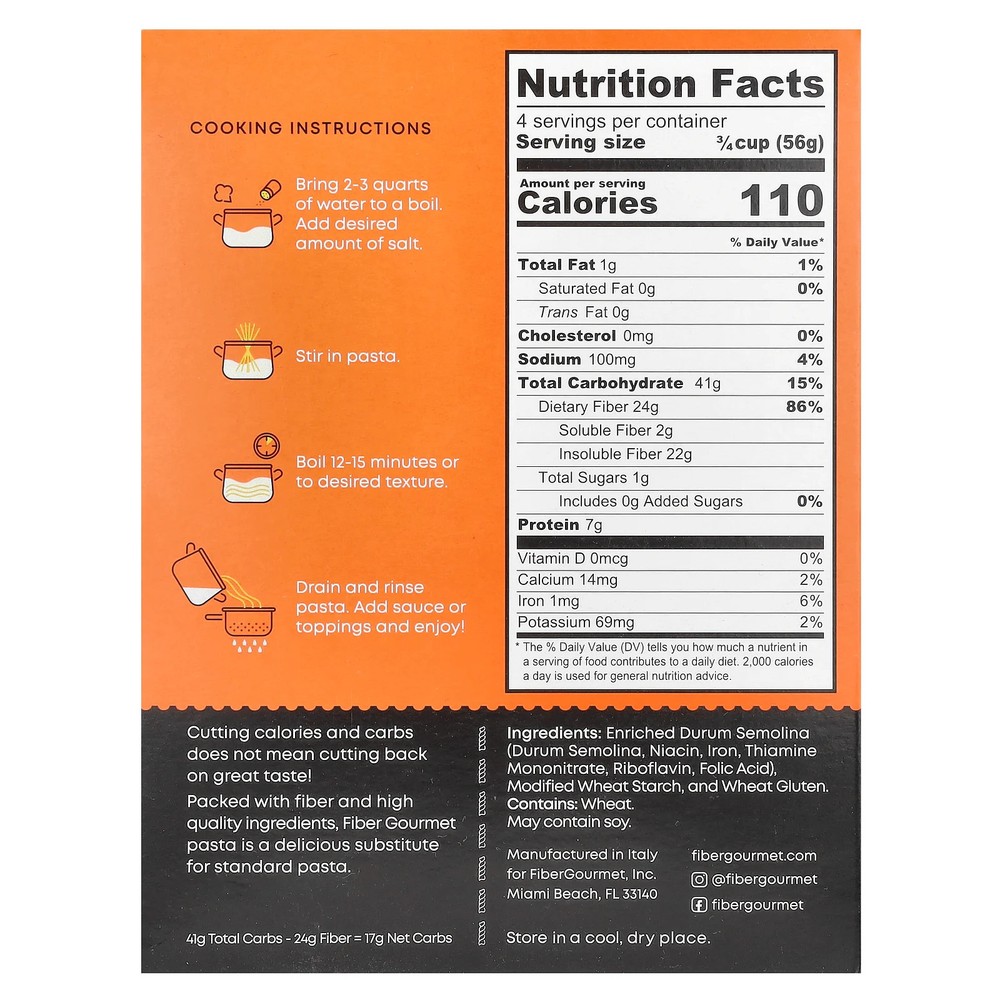 Light Rotini , 8 oz (227 g)