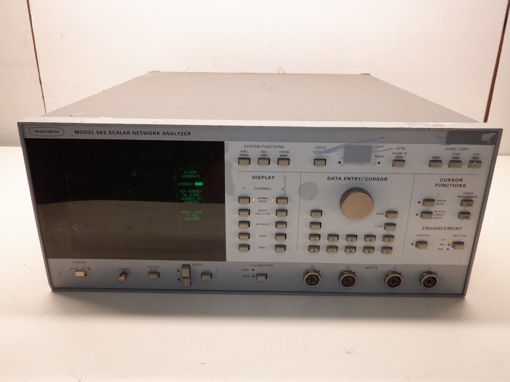 WILTRON MODEL 562 SCALAR NETWORK ANALYZER