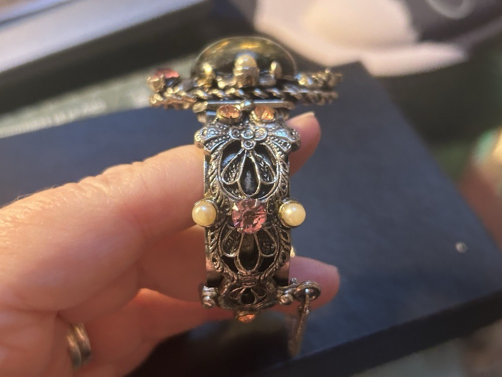 Vintage Goth Style Cuff Bracelet
