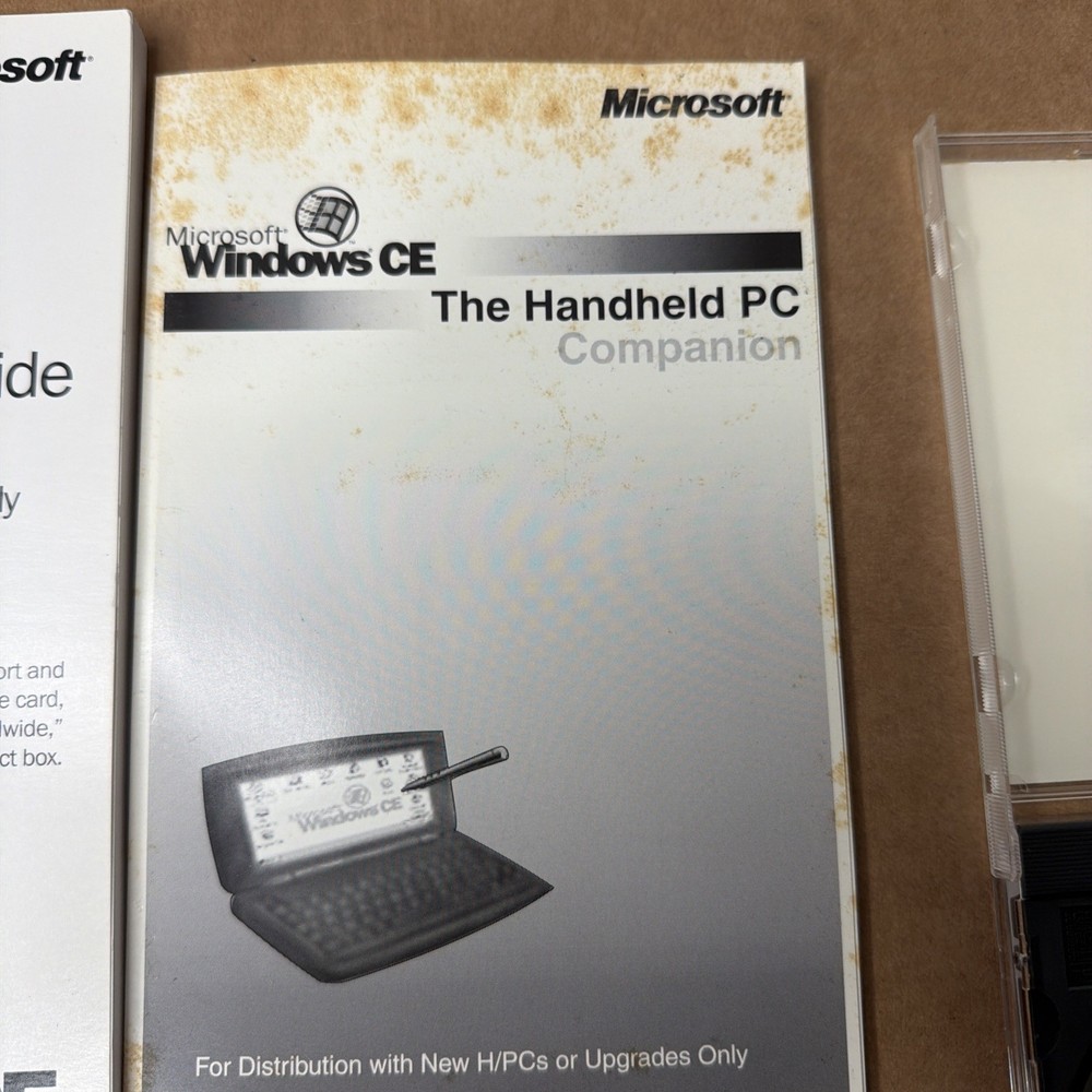 Microsoft Windows CE Handheld PC COA Disk Operating System Guide Manual Books