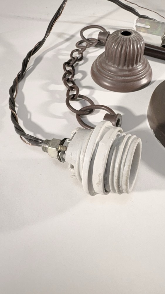 Bronze colored light fixture needs shade Q
