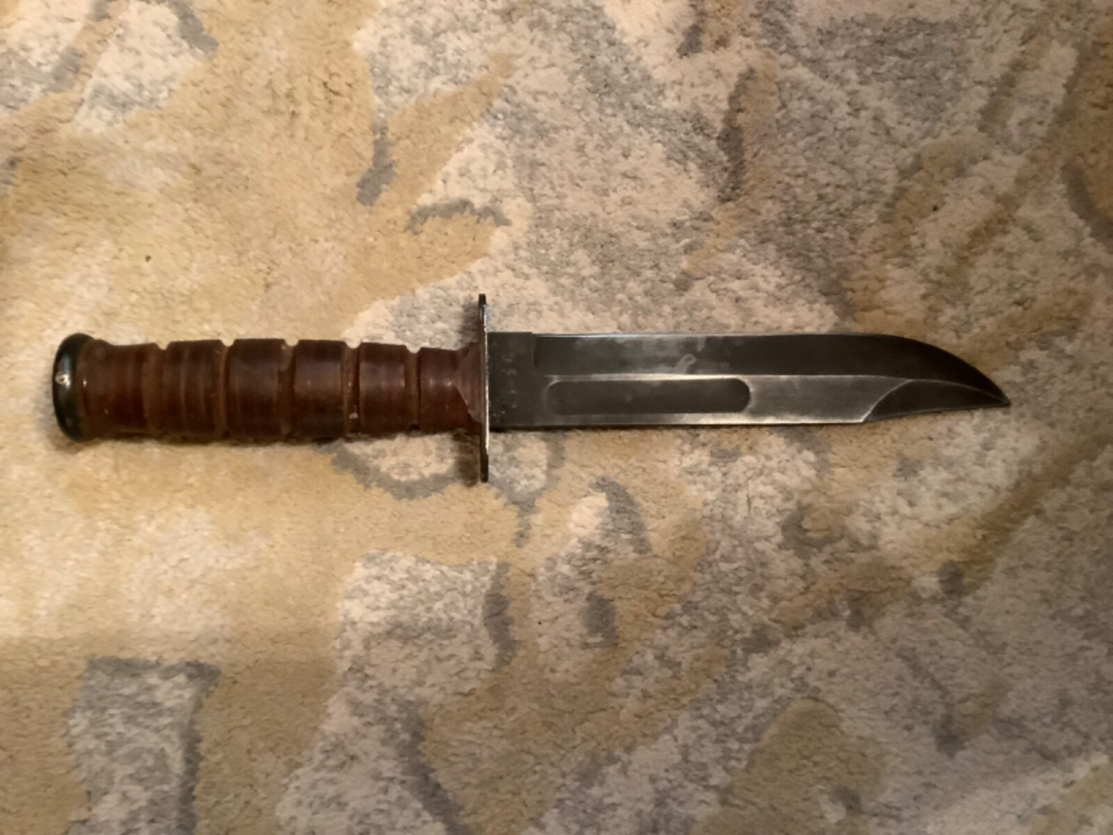 WWII or Korean Wae Fighting Knife USMC Original