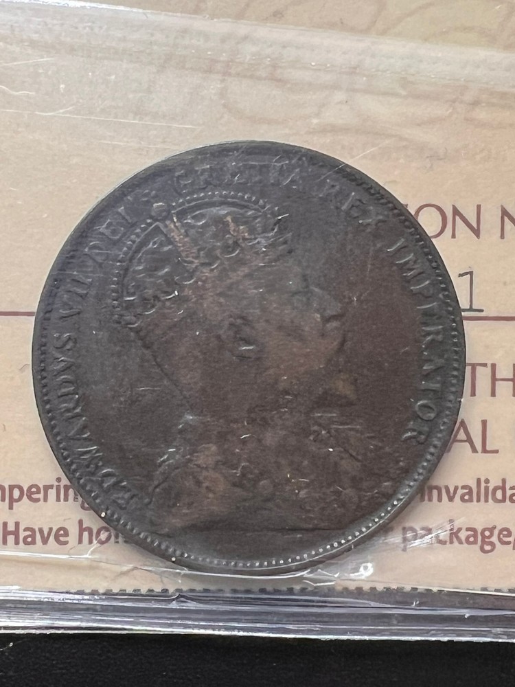 1904H Newfoundland 1 Cent CCCS Graded VF20