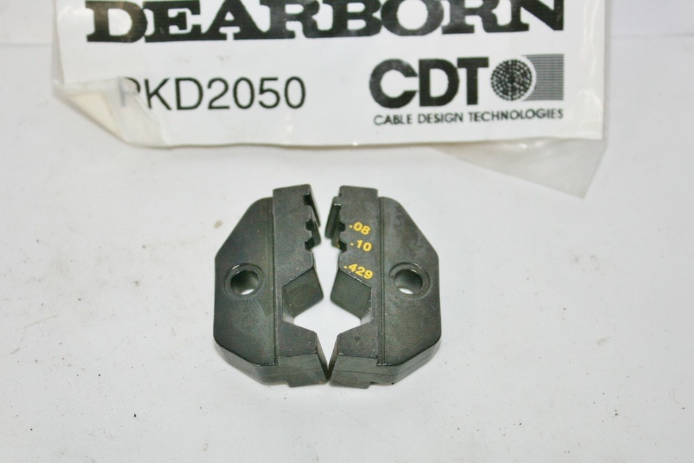Cable Crimp Die Set Terminal Splice Interchangeable Dearborn PKD2050 Crimper