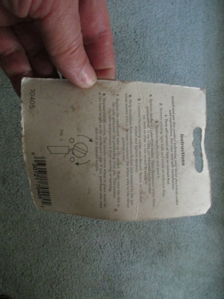 NOS - Angelo Standard Base Keyless sockets - Two 2"