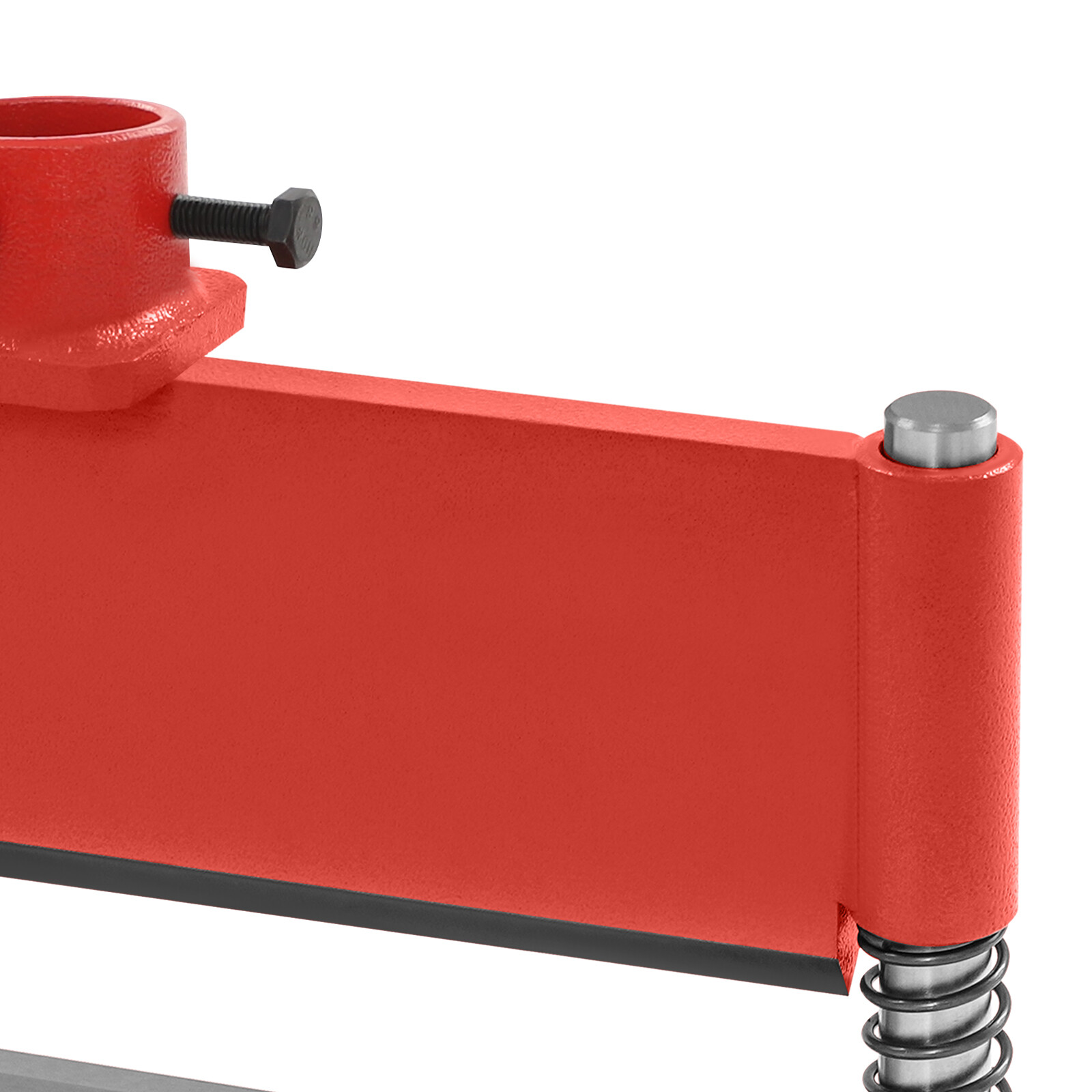 Red 12" Press Brake Attachment for 12-20 Ton Hydraulic Press, Durable Design