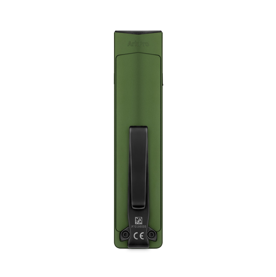 ArkPro Series – Flat Unibody EDC Flashlight with Multi-Light Sources / Green