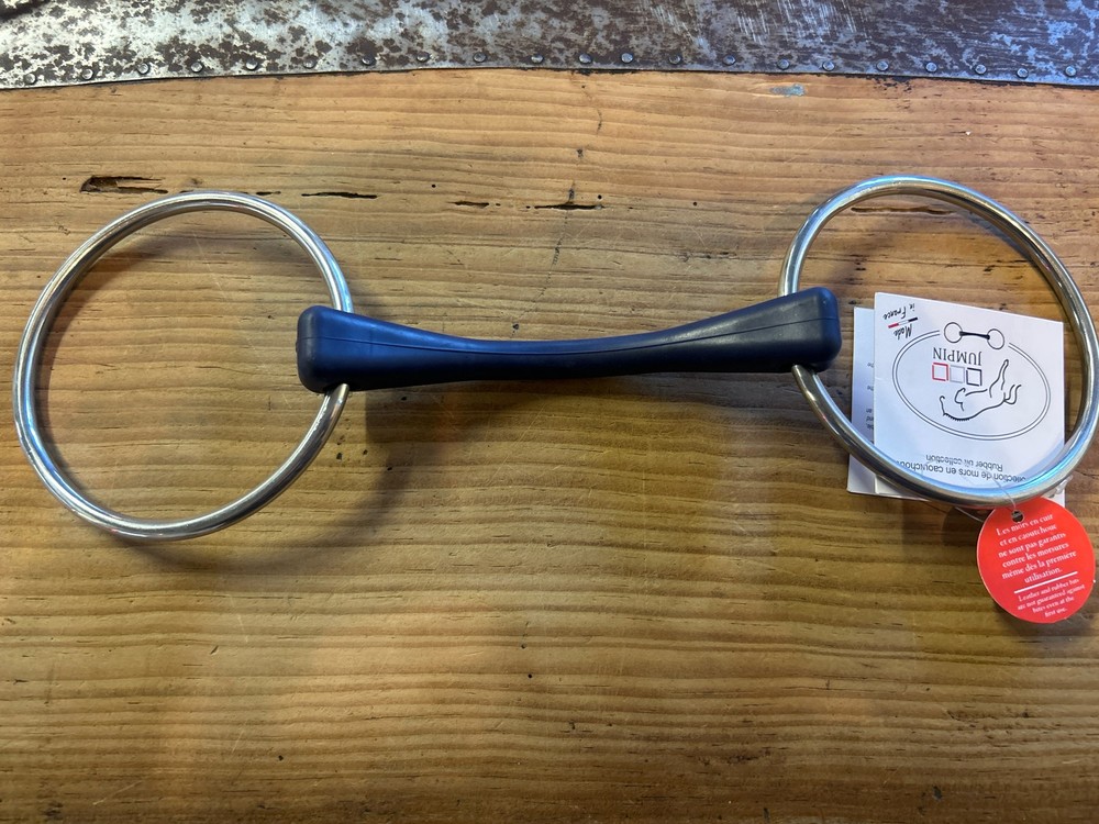 Jump'In Loose Ring Rubber Mullen Bit