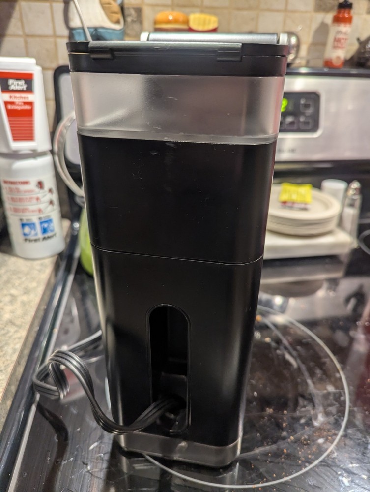 Keurig K-Mini Matte Black Single Serve K-Cup Pod 12oz max w/ Storage Container
