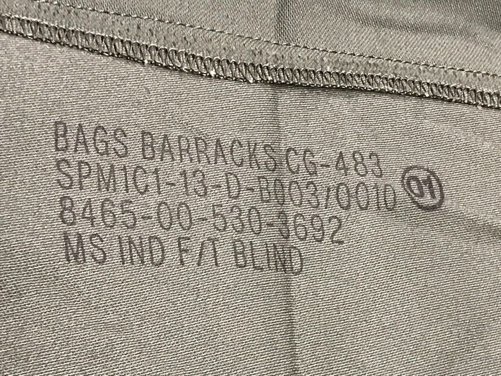 Laundry Barracks Bag USGI Factory Seconds NOS