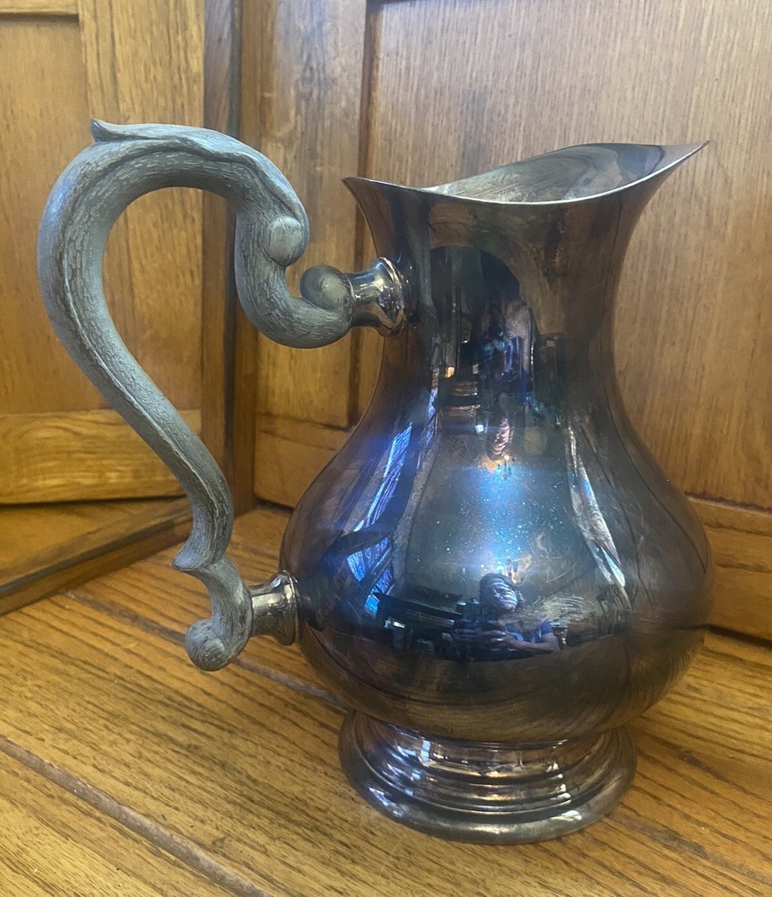 Antique Gorham Original Silver Plate 8" Pitcher YC487