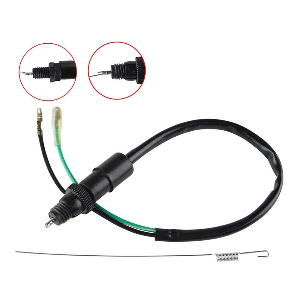 Rear Brake Light Switch Brake Spring Accessories Black Brake Switch Spring