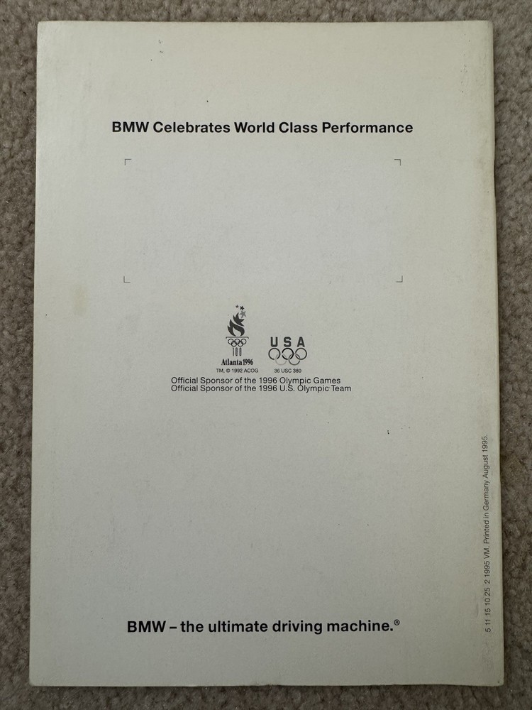 BMW Brochure Vintage