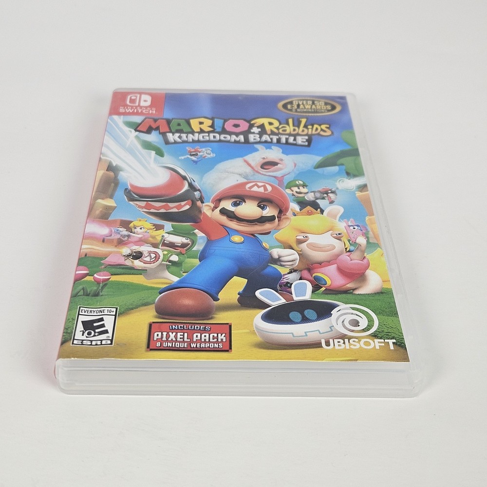 Authentic Replacement (CASE ONLY) for MARIO RABBIDS KINGDOM BATTLE - Switch Box
