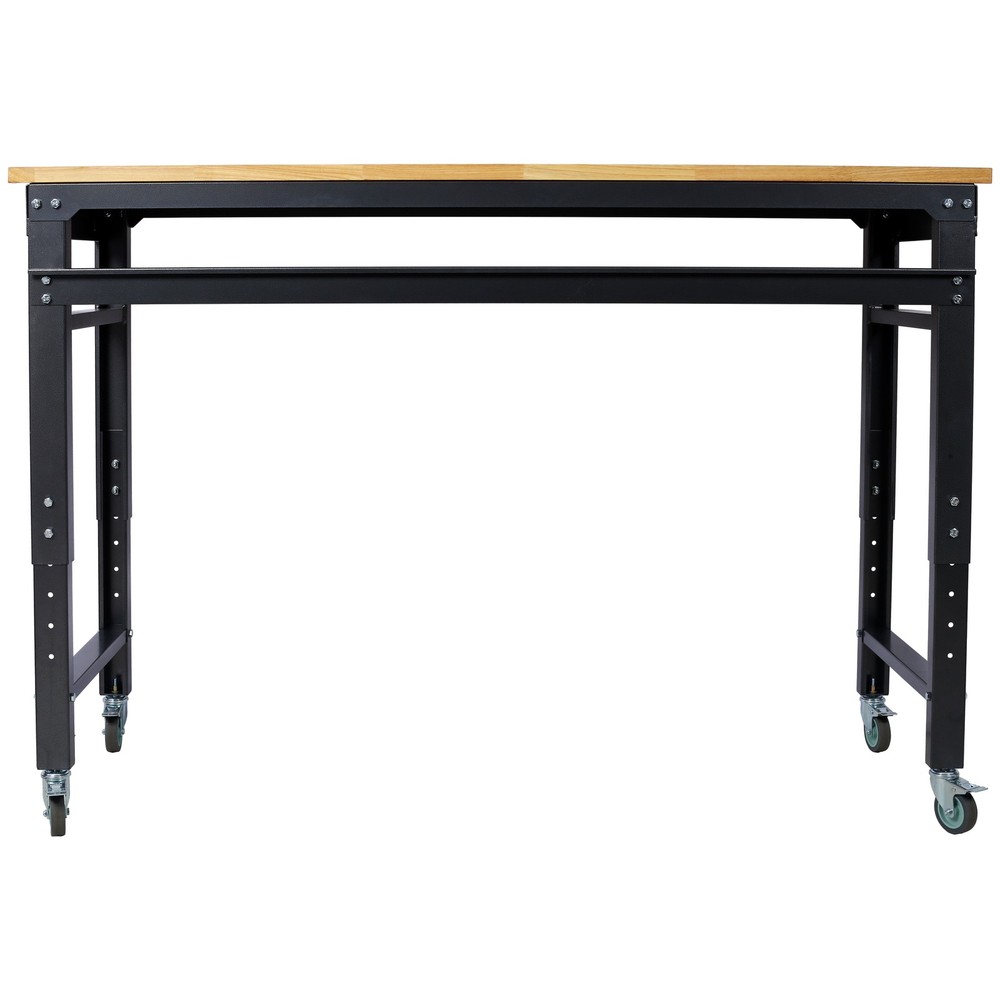 60" Rolling Workbenches Workshop Tool Bench 2000lbs for Garage Adjustable Height