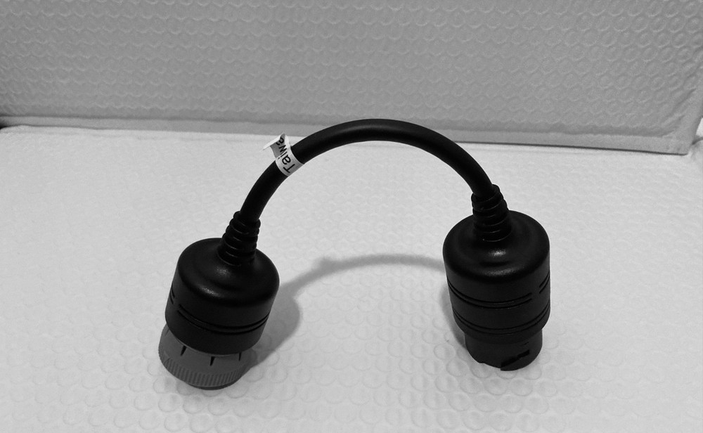 🚛 🏆 GARMIN ELOG ELD DATA LOGGER CABLE PLUG WIRE ONLY BLACK 9to6 Pin Converter