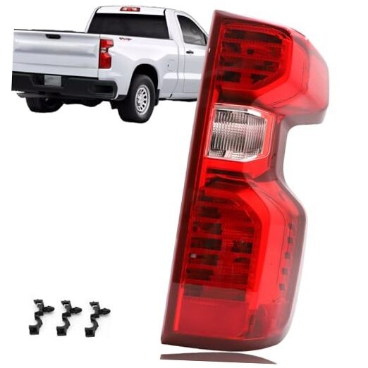Tail Light Assembly Compatible With 2019-2024 Right Passenger Side Halogen Type