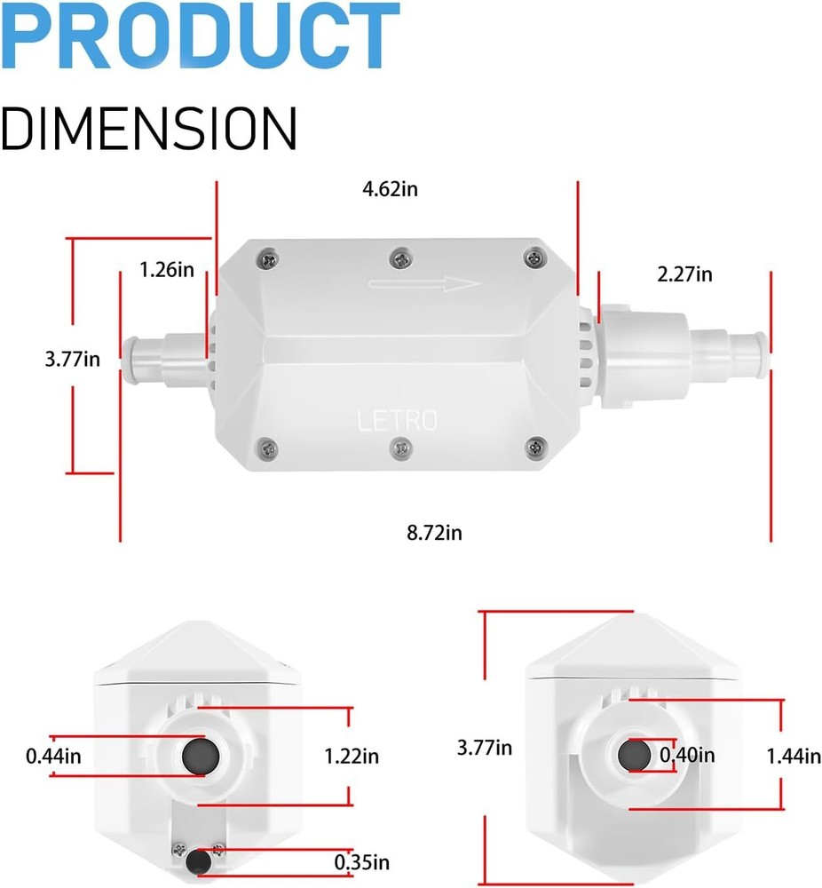 for Pentair E10 White Back-Up Valve, Automatic Pool Cleaner