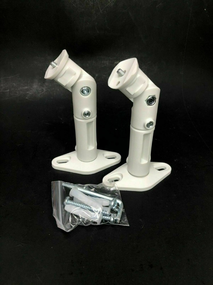 Wall Mount Ceiling Bracket for Bose Lifestyle Cube Speaker - Pair - White