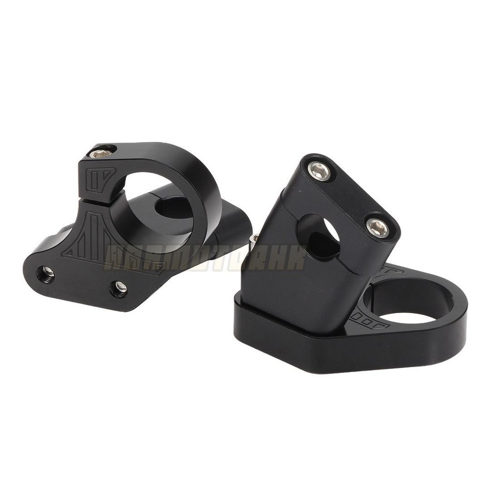 Motorcycle Top Upper Triple Tree Clamp Fork Holder Handle Bar Risers 46mm Fork