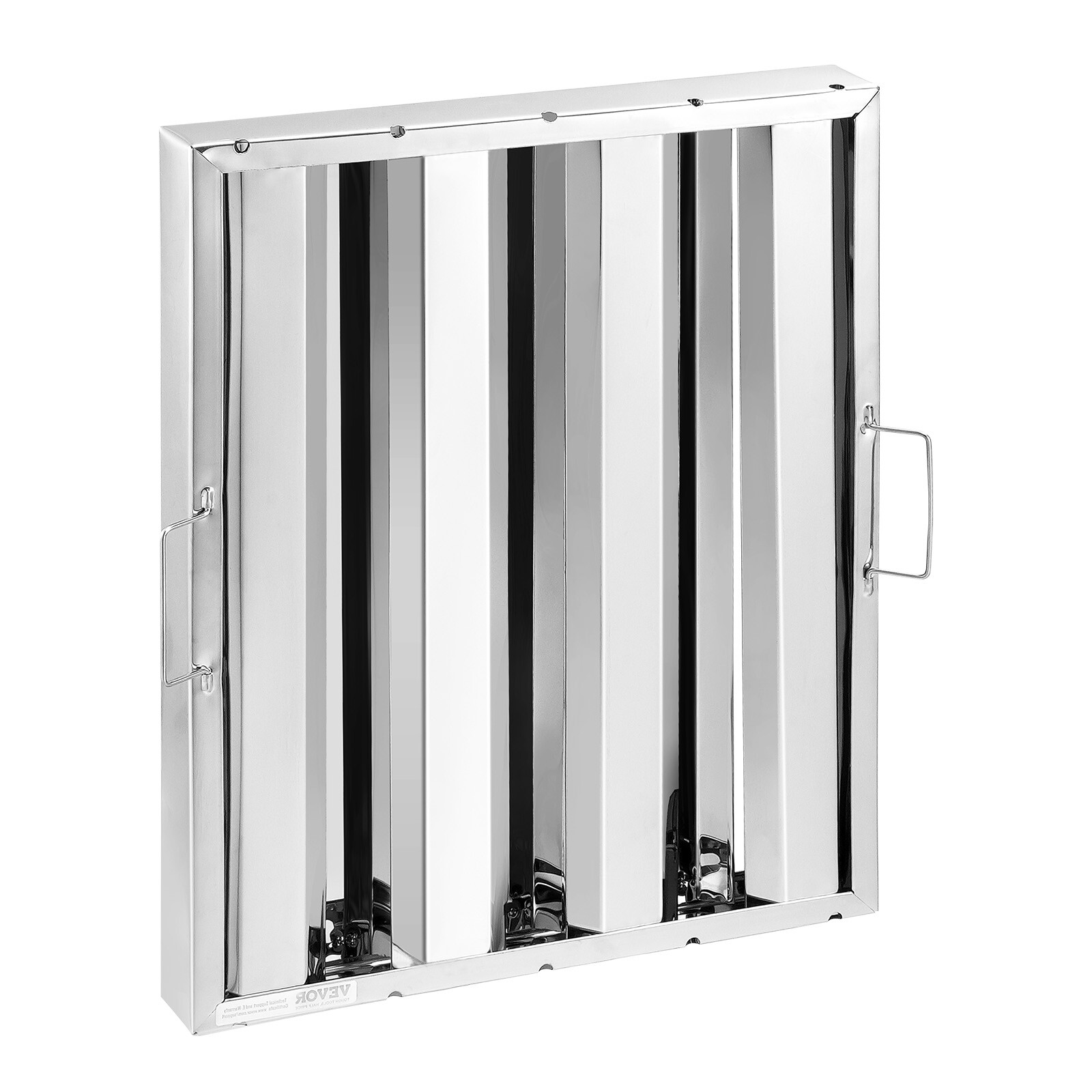 VEVOR 6Pcs 16"x20" Hood Grease Baffle Commercial Exhaust Filter Stainless Steel