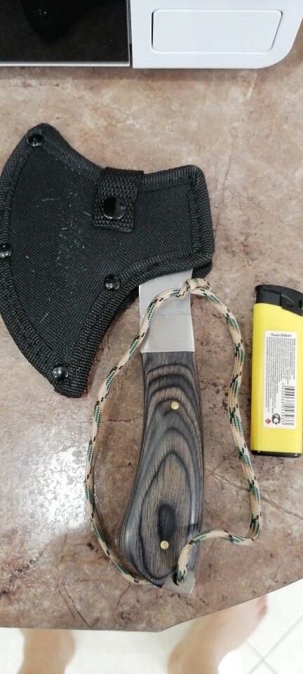 Full Tang Sharp Axe Kitchen Bone knife Camping Survival Axe Knife Stainless Stee