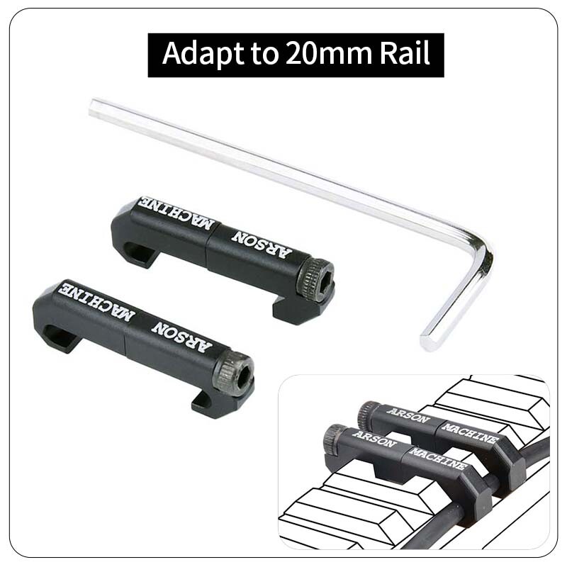 Tactical CNC Wire Guide System Cable Management Arson Machine KEYMOD M-LOK