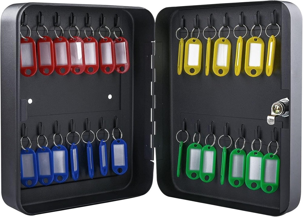 Key Cabinet Wall Mount,locking Key Organizer,key Lock Box With Key,key