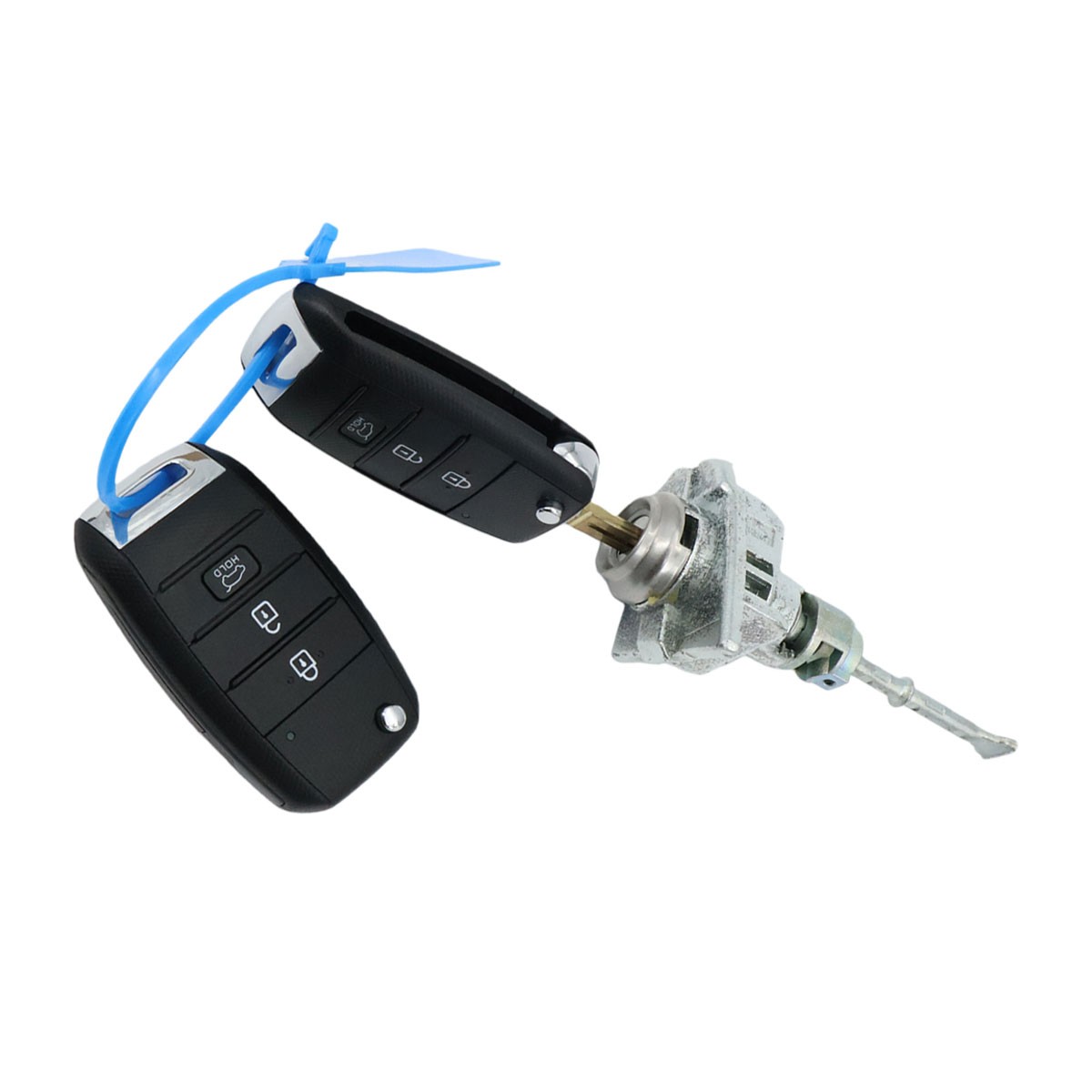 For Kia Sportage 2017 - 2022 Left Door Lock & Key Cylinder Set 81970-D9A00