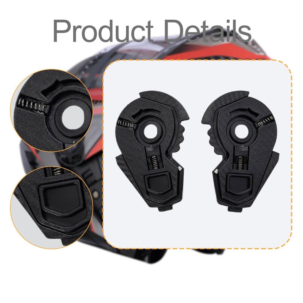 2x Helmet Shield Base Side Plate Replace Parts
