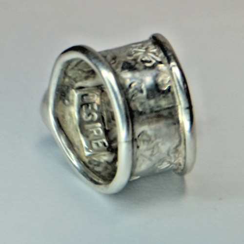 Augustus Caesar, Original work of art ring, Sterling Silver Turquoise Ring