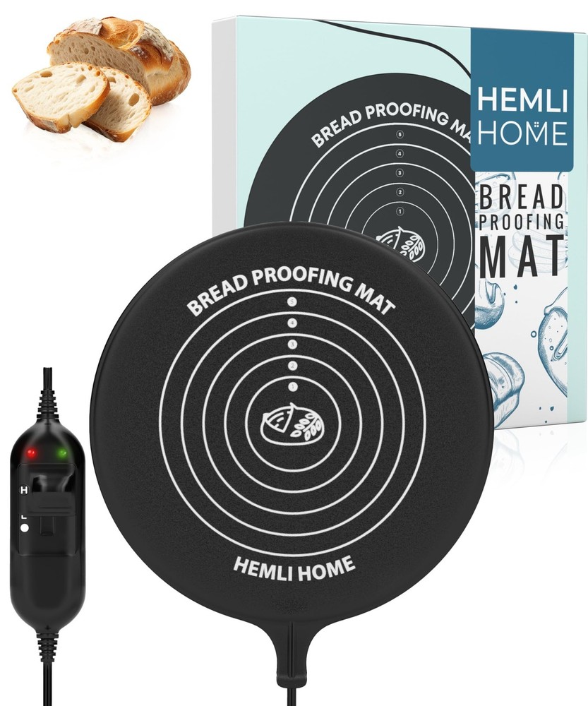 Bread Proofing Mat, Sourdough Bread Warming Mat for Proofing Dough, 3 Heat Se...