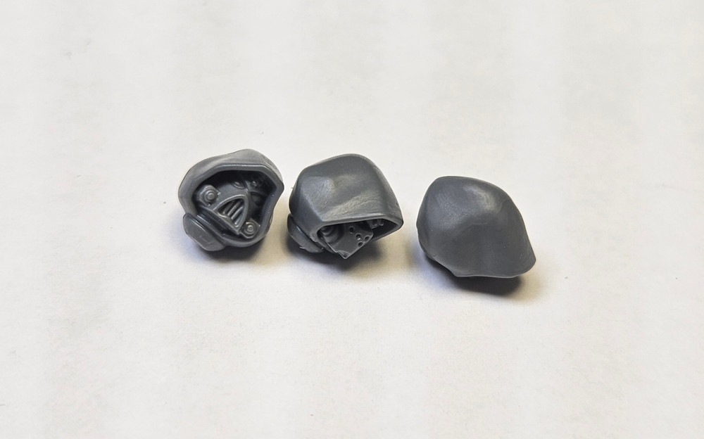 Dark Angels Hooded Helmets Mix x10 bits 40K