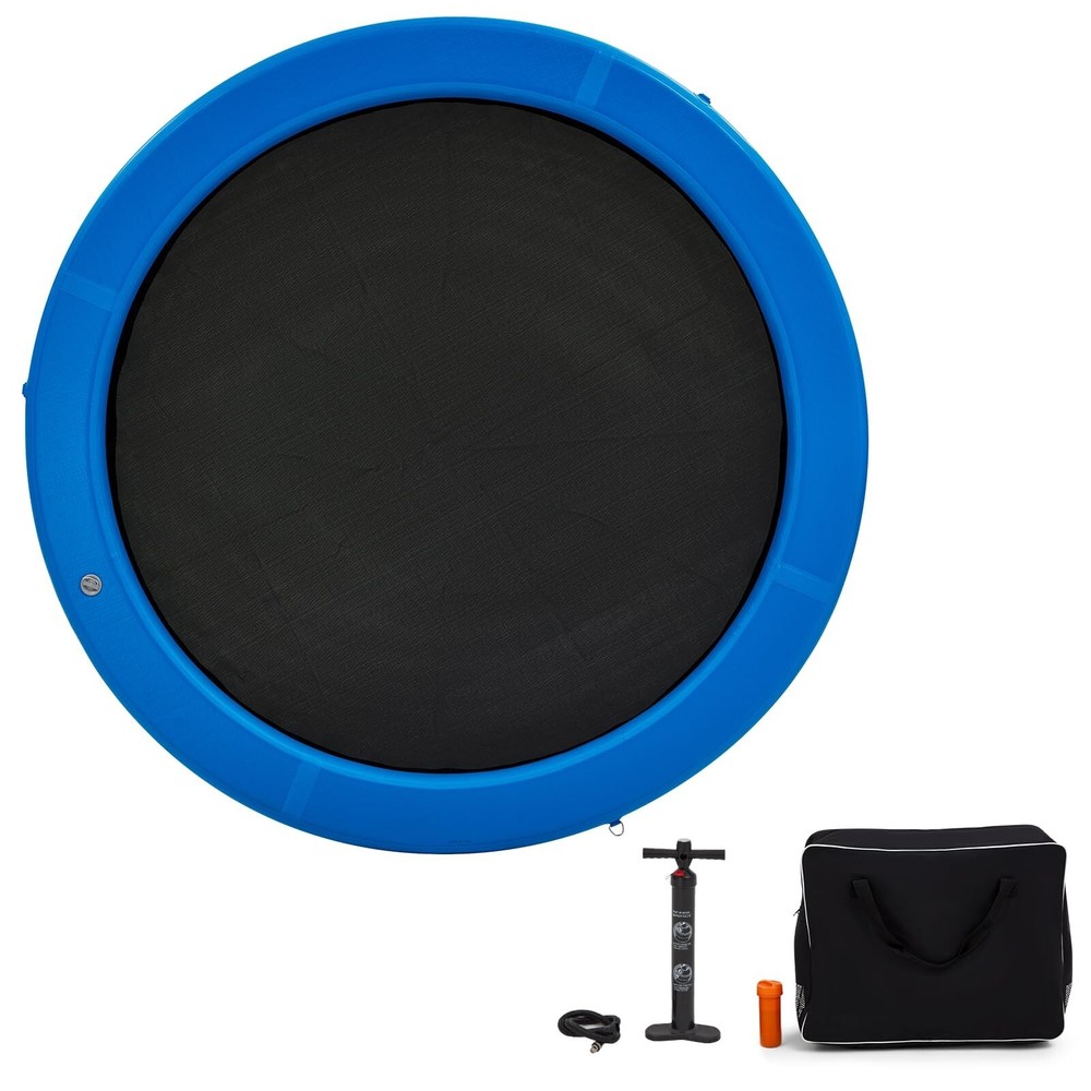 Danrelax 8'x8' Floating Dock, Inflatable Dock,Sunchill Float Ring,Fits 4-6