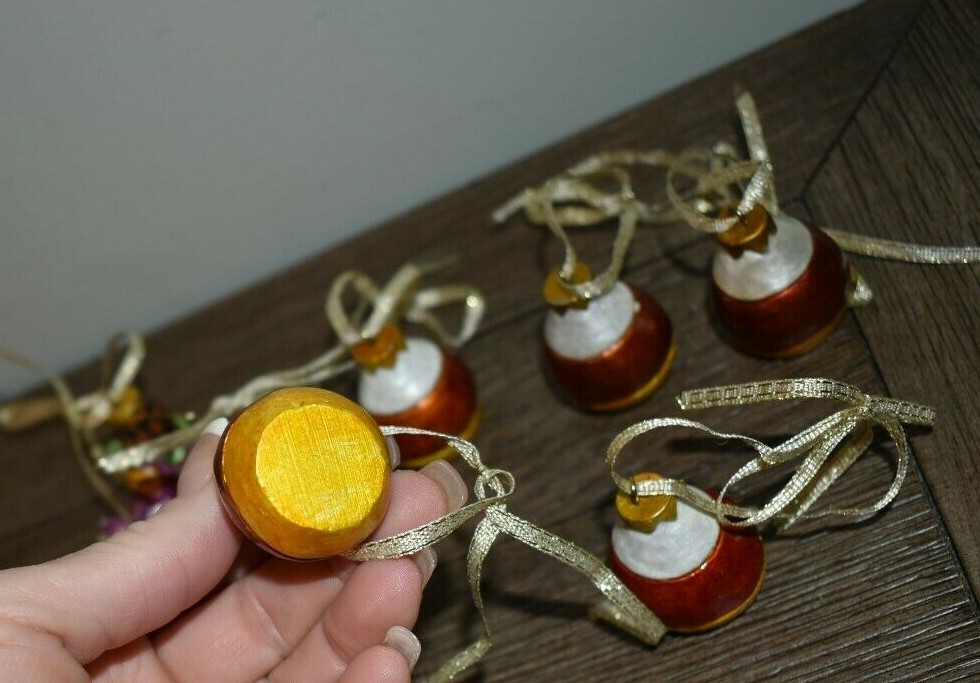 Halloween candy corn Hallmark Ornaments 1 witch boot 8 total
