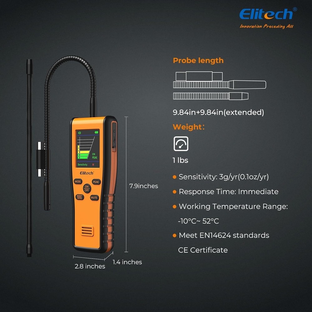 Superior HVAC Leak Detection: Infrared Sensor with 10- Longevity - IR-200