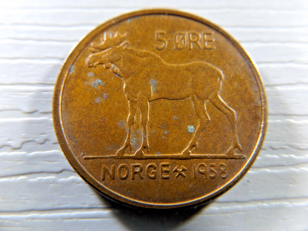 NORWAY 1958 5 Ore